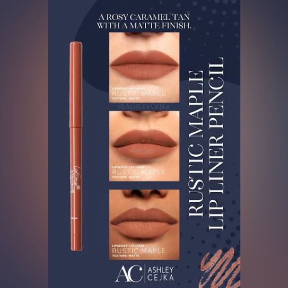 Brand New SeneGence Rustic Maple LipSense Long Lasting Lip Liner Pencil.